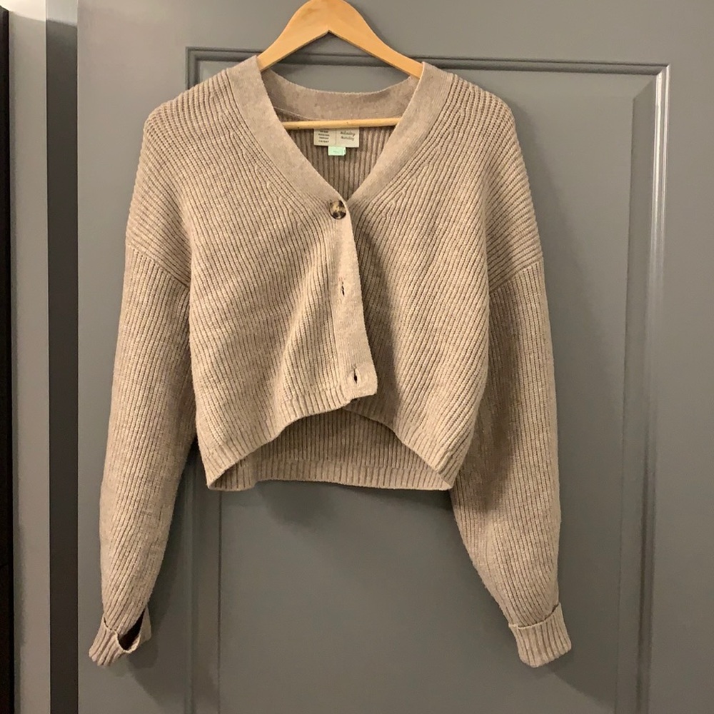 Anthropologie cropped cardigan